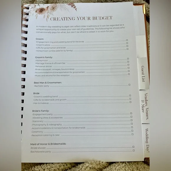 **Brand New** Wedding Planner (Hardcover) - Picture 7 of 15